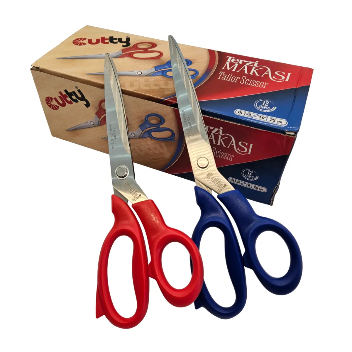 Plastik Saplı Terzi Makası 10inç 25cm / GL130 - Görsel 3