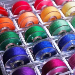 Ev Tipi Aile Dikiş Makinesi 25 li Şeffaf Masura Saklama Kutusu - Görsel 7